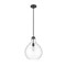 Z-Lite Bon Air Pendant, 1-Light, 13 In.W x 17.5 In.H, Matte Black/Clear 496P13-MB - alternate 7